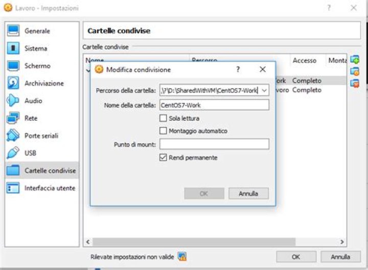 How to share (config.vm.synced_folder), directories between Windows 10 and CentOS7 Virtual Machine created using Vagrant and VirtualBox