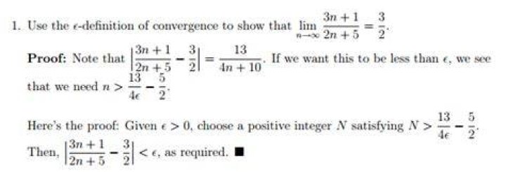 How to show that the sequence $\frac{n^2+n+1}{2n^2-4n+1}$ converges to $\frac{1}{2}$ by the $\epsilon-N$ definition?