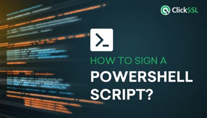 How to sign a PowerShell script easily?