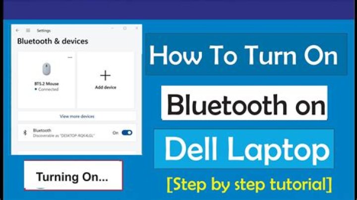 How to turn on bluetooth in dell inspiron 15 3000 series