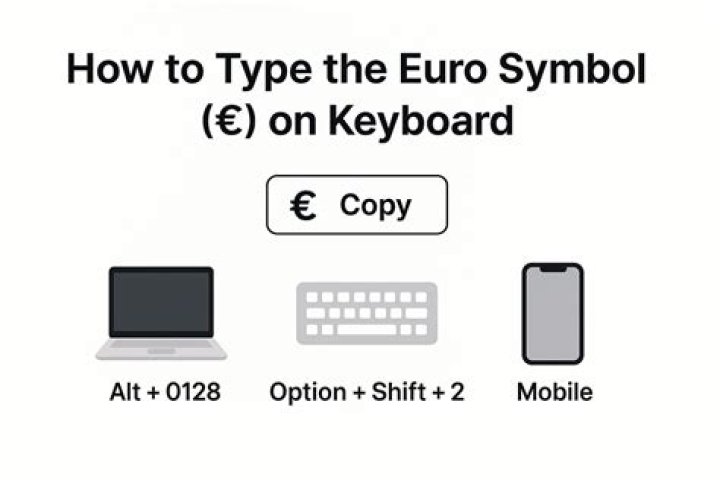 How to type Euro symbol in keyboard that only have `$`?