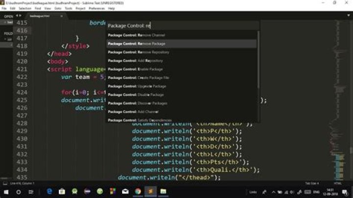 How to uninstall/remove Package Control from Sublime Text 3?