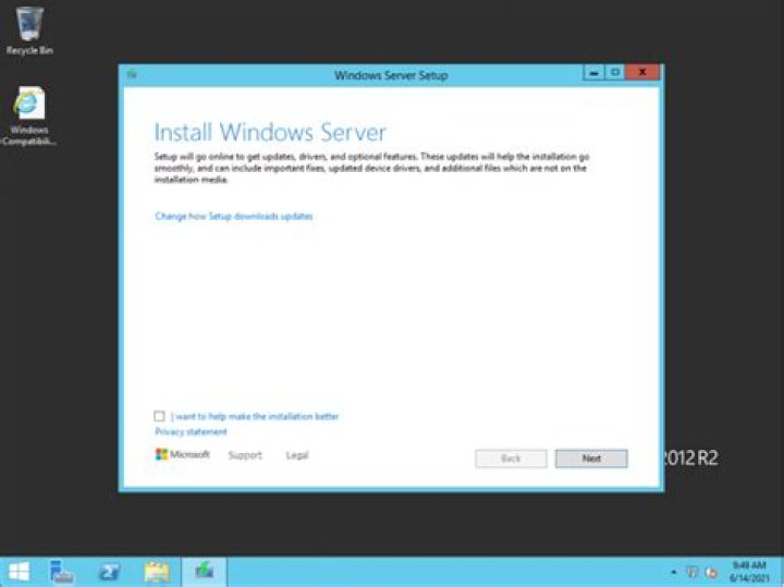 How to upgrade from Windows Server 2012 to Windows Server 2012 R2 (Standard Edition)?