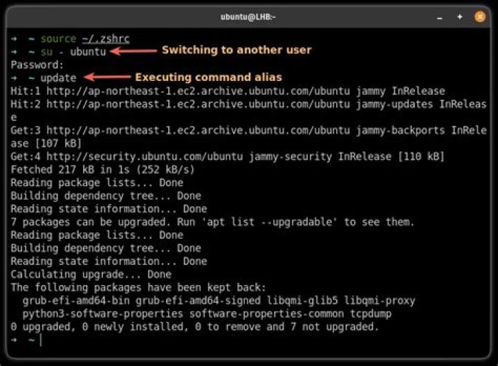 How to use alias inside another alias in ZSH?