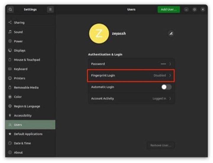 How to use Fingerprint reader in Ubuntu 19.10