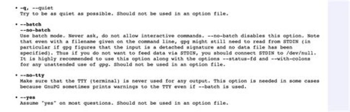 How to use GnuPG with --passphrase?