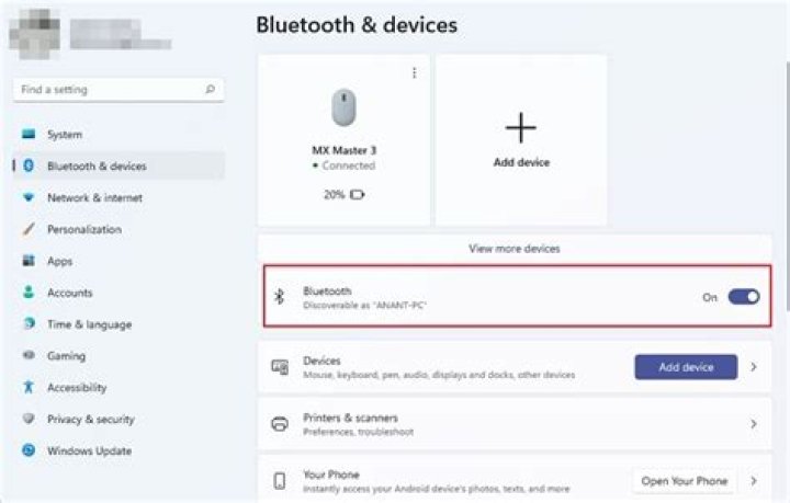 I can't turn Bluetooth on or off