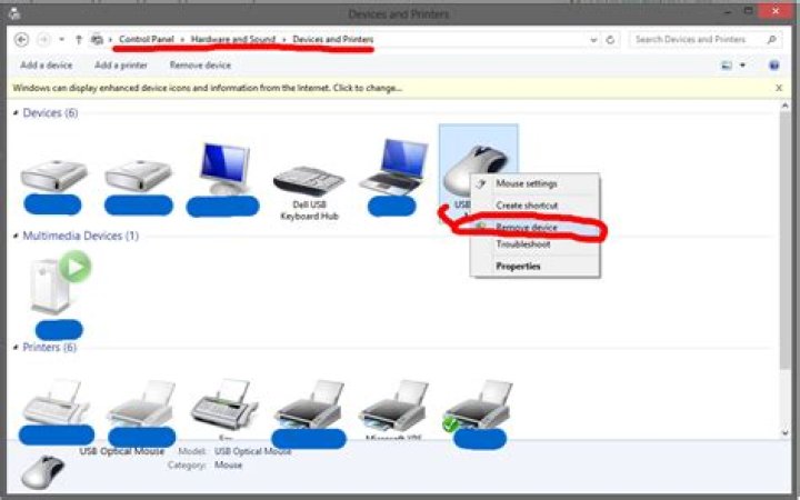 I can click with a mouse but not move a cursor