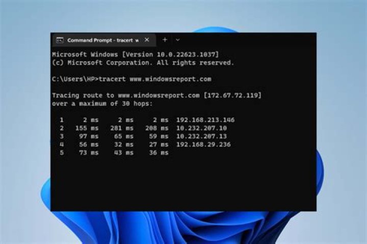 I can tracert to an IP address, but not ping it
