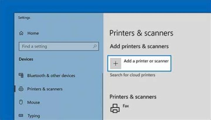 I click add printer
