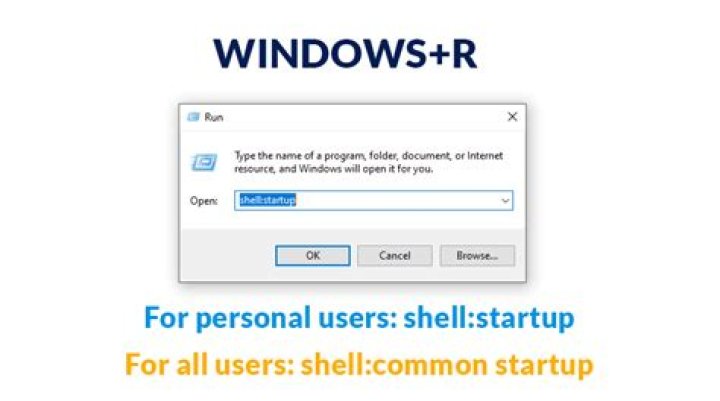 I don't have a startup folder