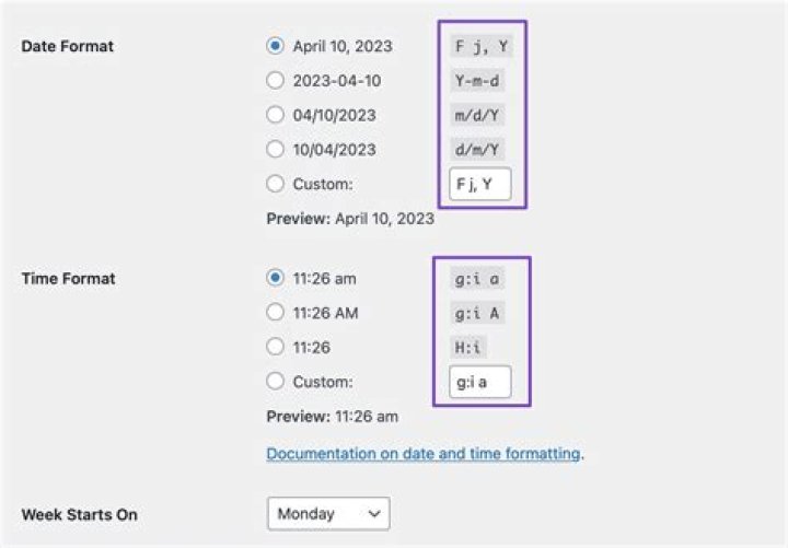 Identify date/time format