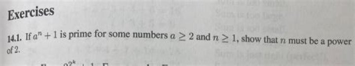 If $2^n+1$ is prime, why must $n$ be a power of $2$?