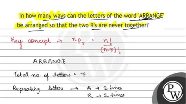 In how many ways can we arrange 4 letters of the word 