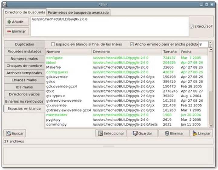 Install FSlint