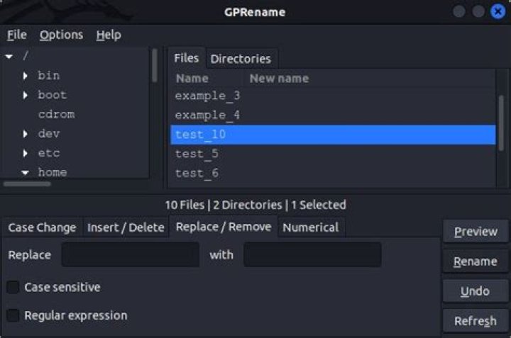 Install gprename