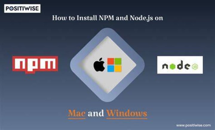 Install npm via the software center