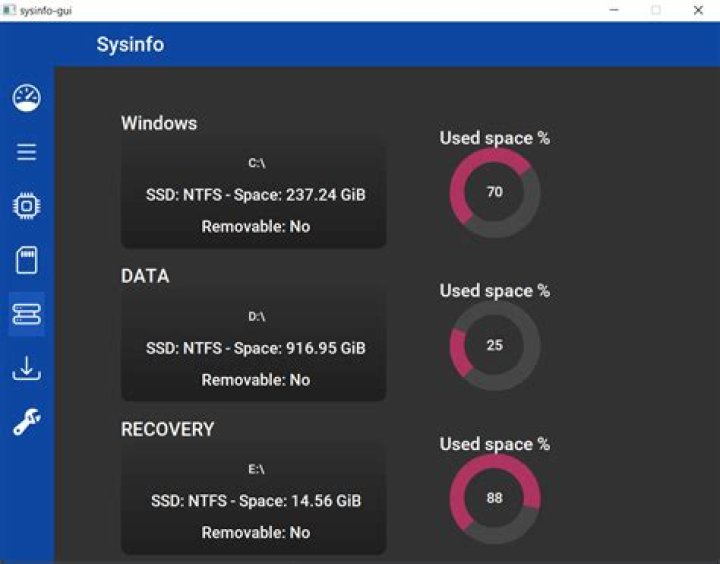 Install sysinfo