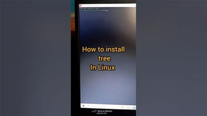 Install tree