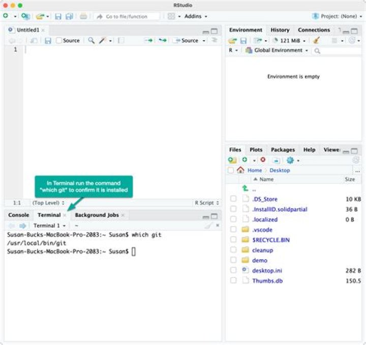 Installed GIT for Mac, but cannot locate file