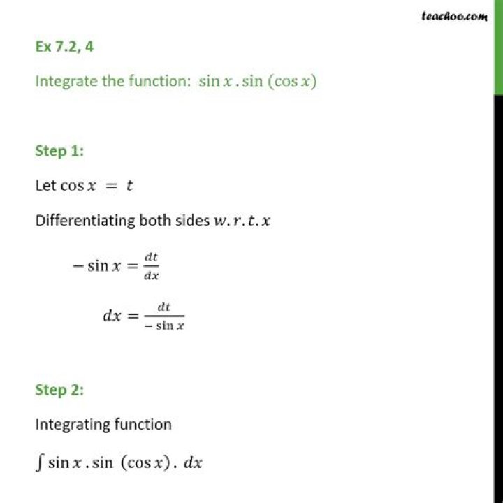 integrate sin(x)cos(x) using trig identity.