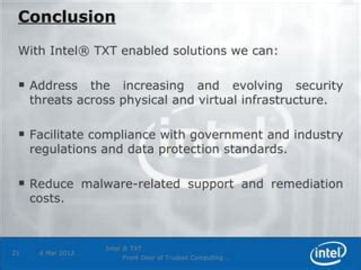Intel's Trusted Execution Technology (TXT): enable in BIOS or not?