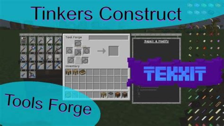 Is it possible to automate the crafting or repair of Tinkers' Construct tools?