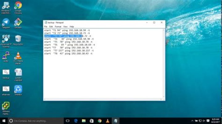 Is it possible to use a batch file to ping multiple IP addresses, each in its own window?