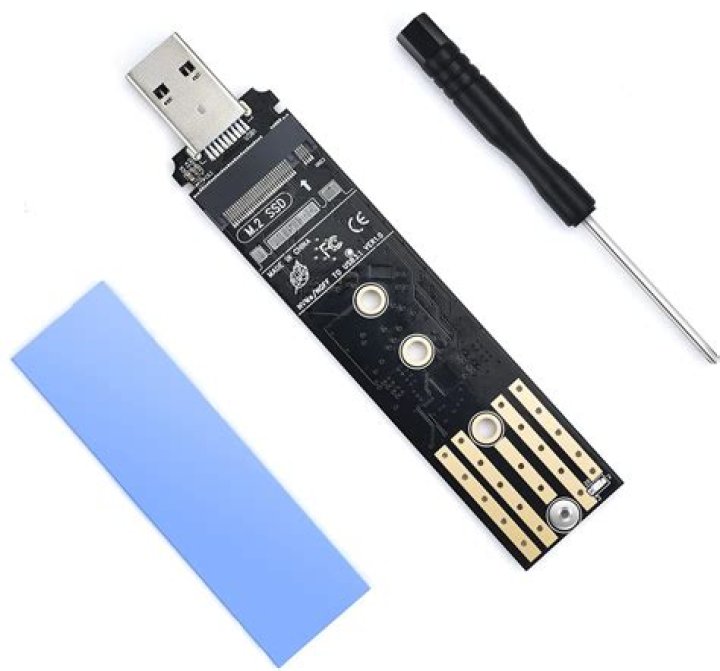 Is it possible to use an M.2 to USB adapter designed for SSD with a WiFi card?