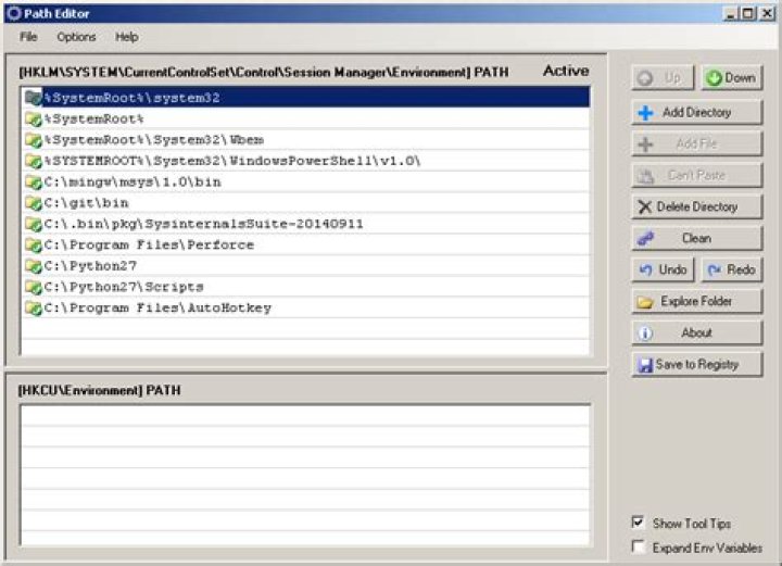 Is there a convenient way to edit PATH in Windows 7?