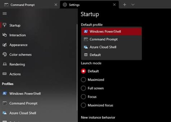 Is there a way to change the default shell in Windows Terminal?