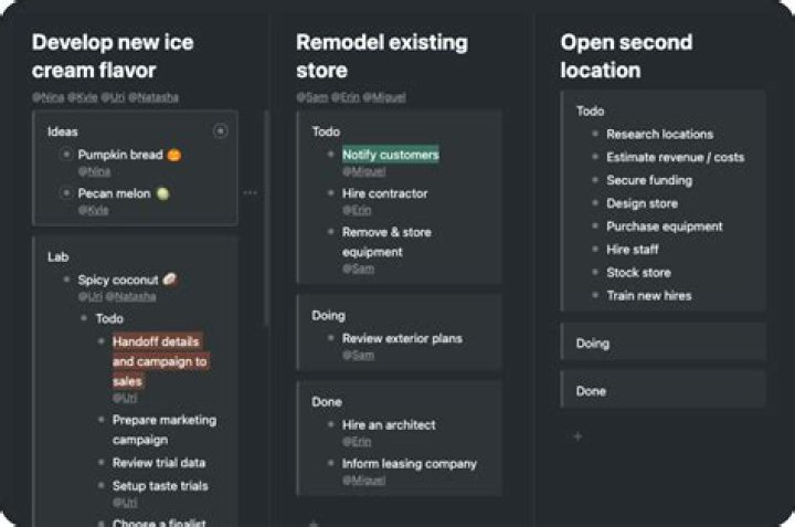 Is there an application that does nested note taking?