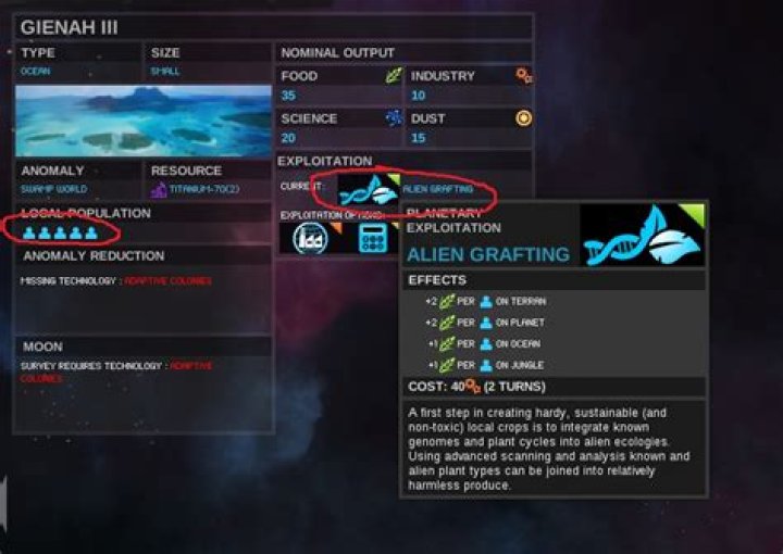 Is there any reason to continue exploiting food production once my planet has reached maximum population?