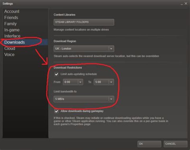 Is there any way to stop Steam downloading updates?