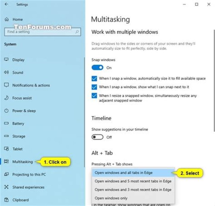 Is Win+TAB a downgraded ALT+TAB in Windows 10?