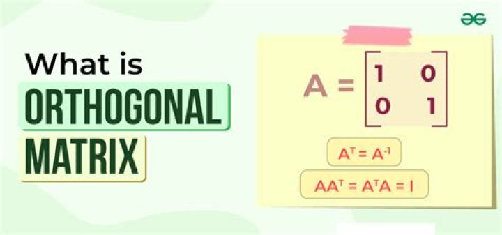Isometries and Orthogonal Matrices