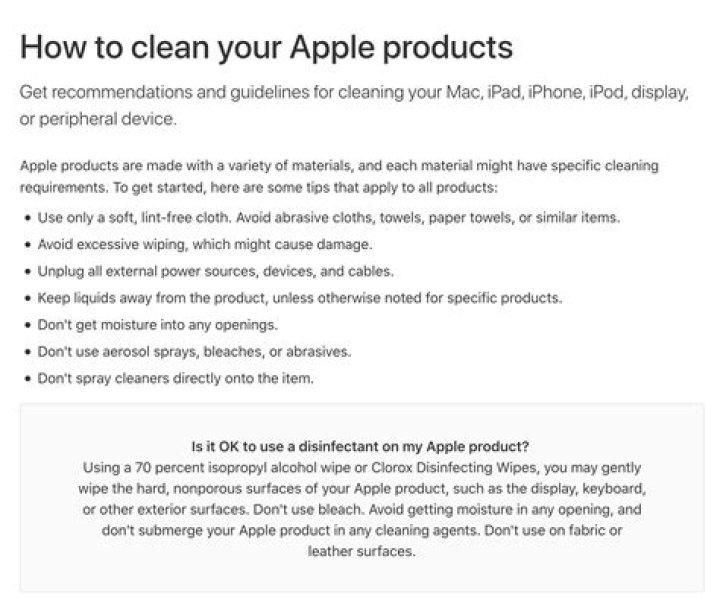 Isopropyl okay to use on MacBook screen?