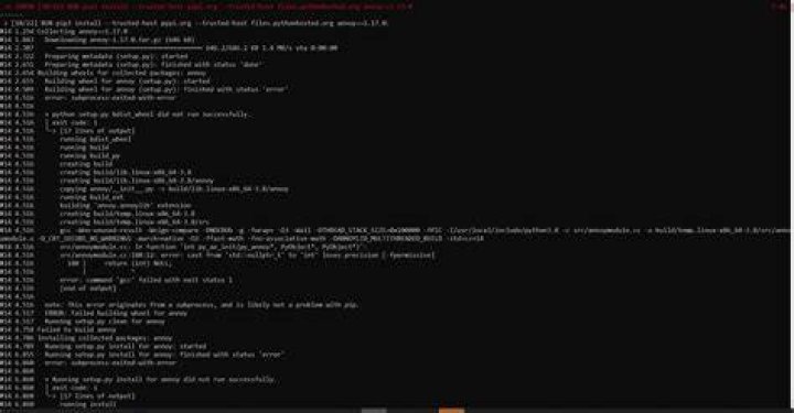 Issue with installing python3-devel gcc