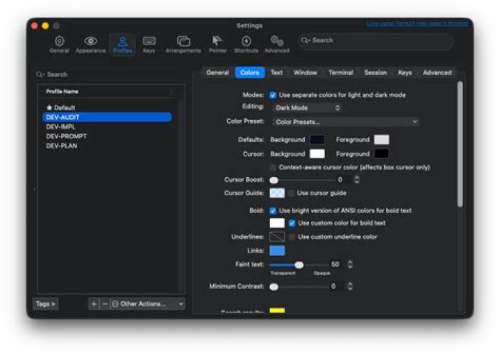 iTerm > Pr&eacute;f&eacute;rences > Profiles > G&eacute;n&eacute;ral > URL Schemes