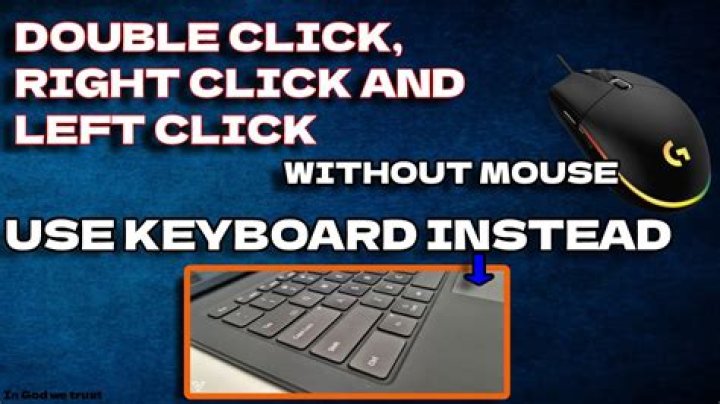 keyboard shortcut for mouse right click