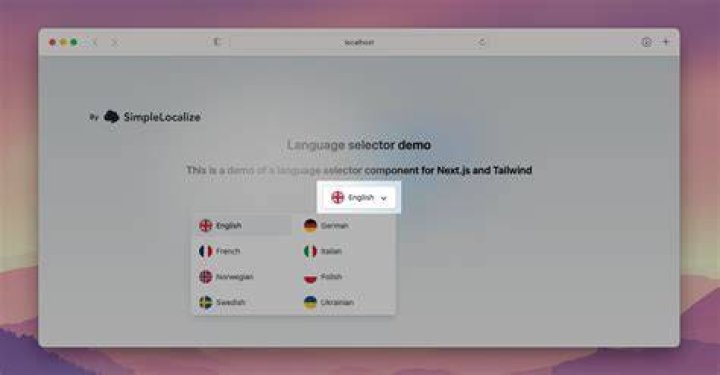 Language button