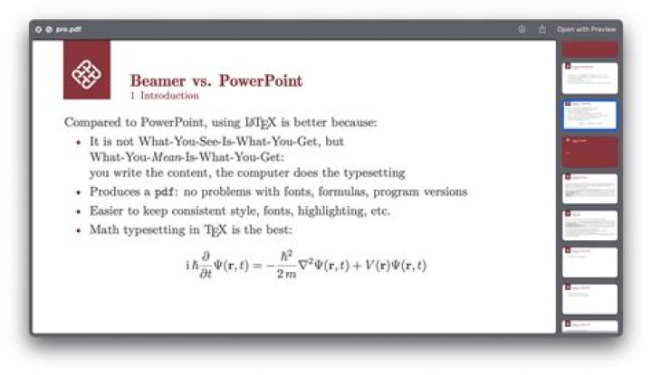 LaTeX vs Powerpoint for presentations [closed]