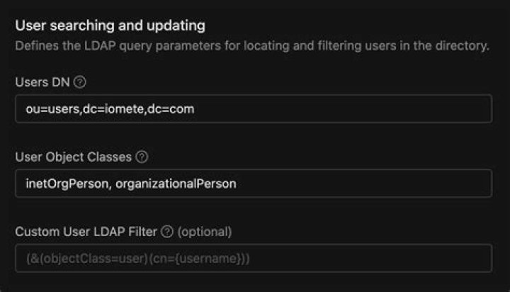 LDAP filter to search for a DN