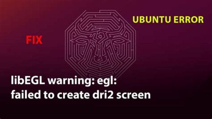 libEGL warning: DRI2: failed to authenticate Ubuntu 20.04
