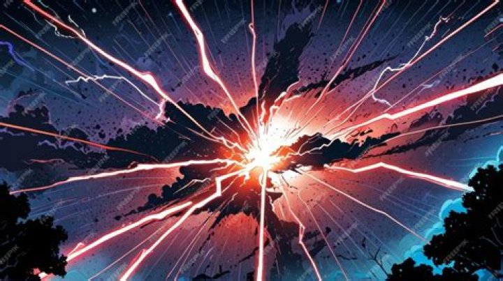 Lightning explosion