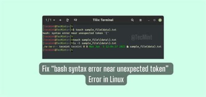 linux shell script Syntax error: word unexpected (expecting 
