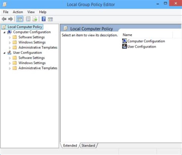 Local Group Policy Editor - Windows Update