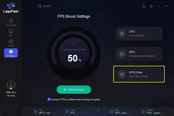 Low FPS and Performance Issues During Gameplay