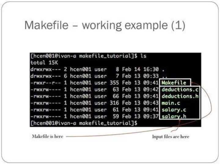 Makefile here