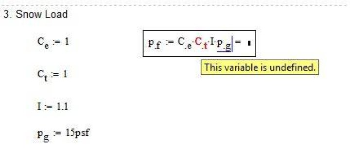 MathCad Variable Undefined (even though I just defined it)
